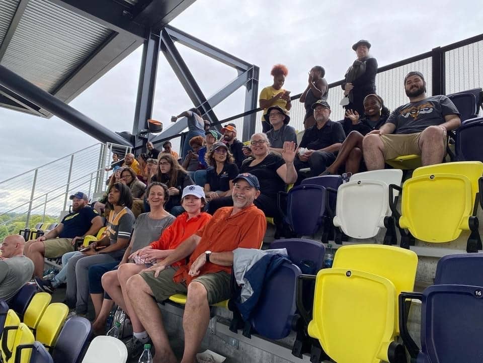 nashville students and faculty at a soccer game