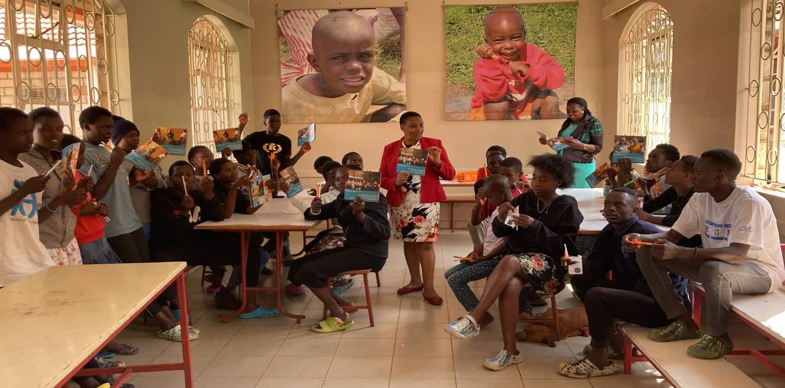 lewa children's home children and Mary Gitau