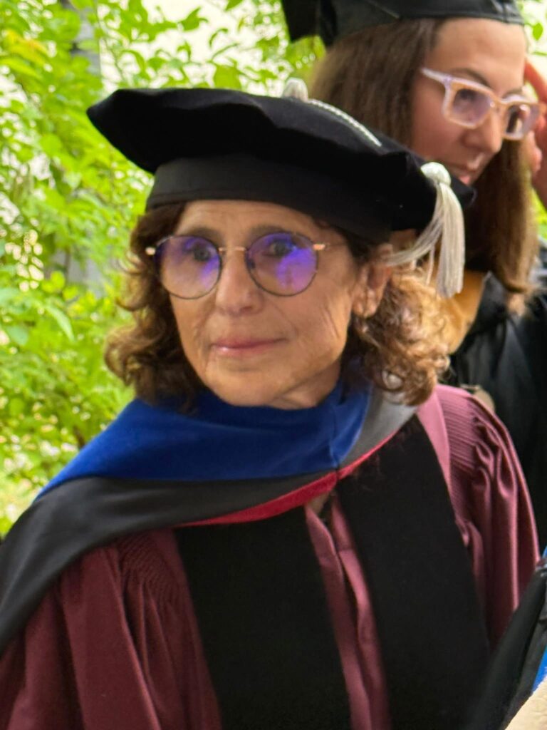 Dr.Teri Abrams at commencement.