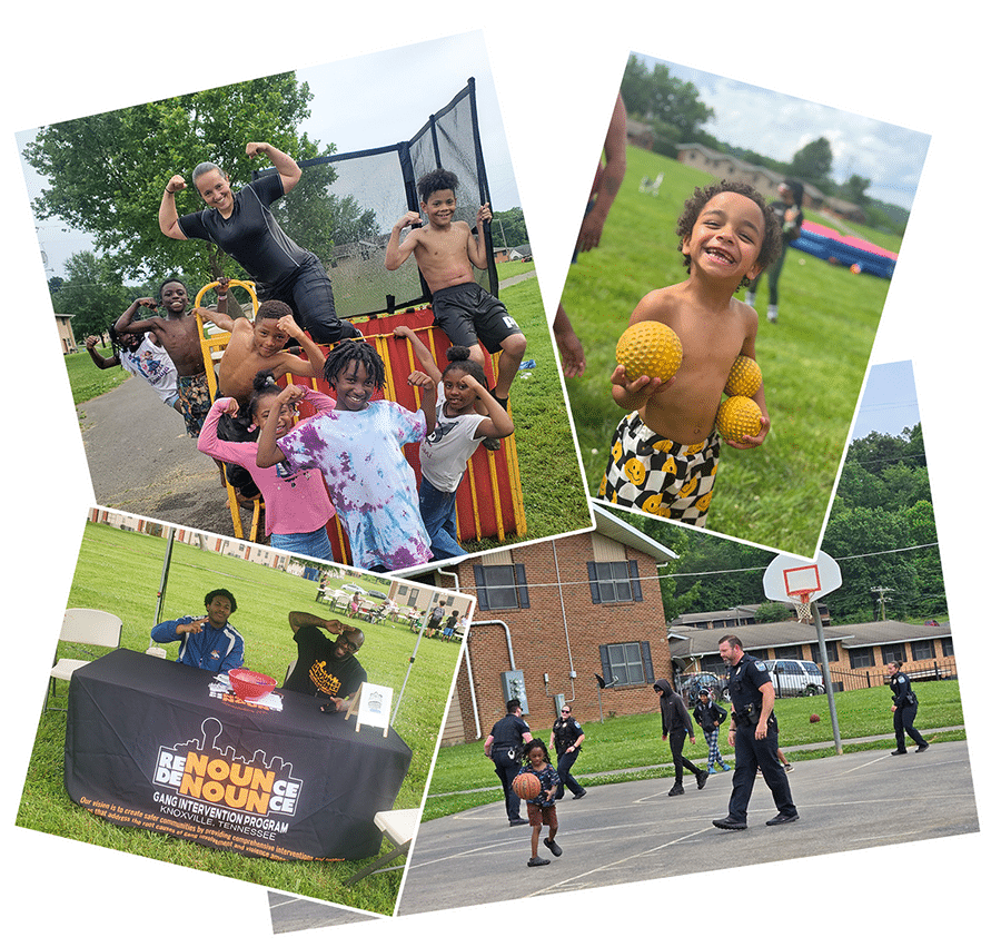 Photo montage of the city programs.