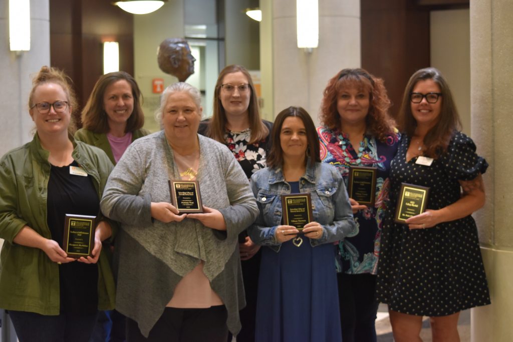 College of social work winners of faculty and staff awards
