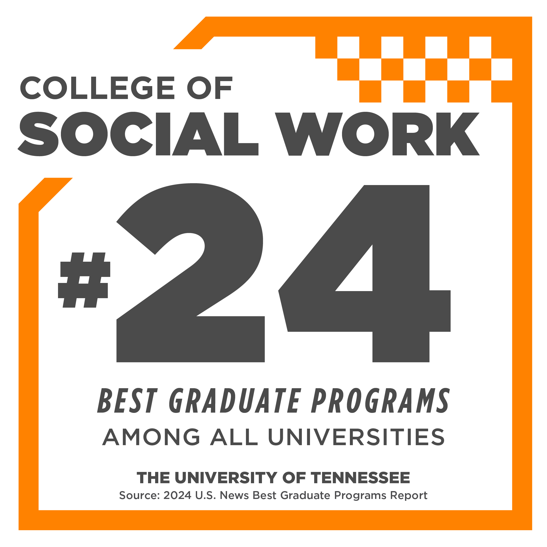 college of social work number 24 best graduate programs among all universities