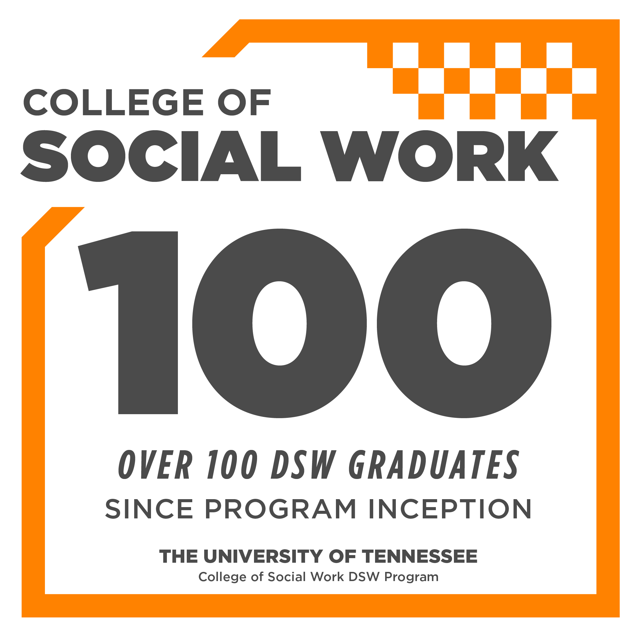 college of social work over 100 DSW graduates since program inception